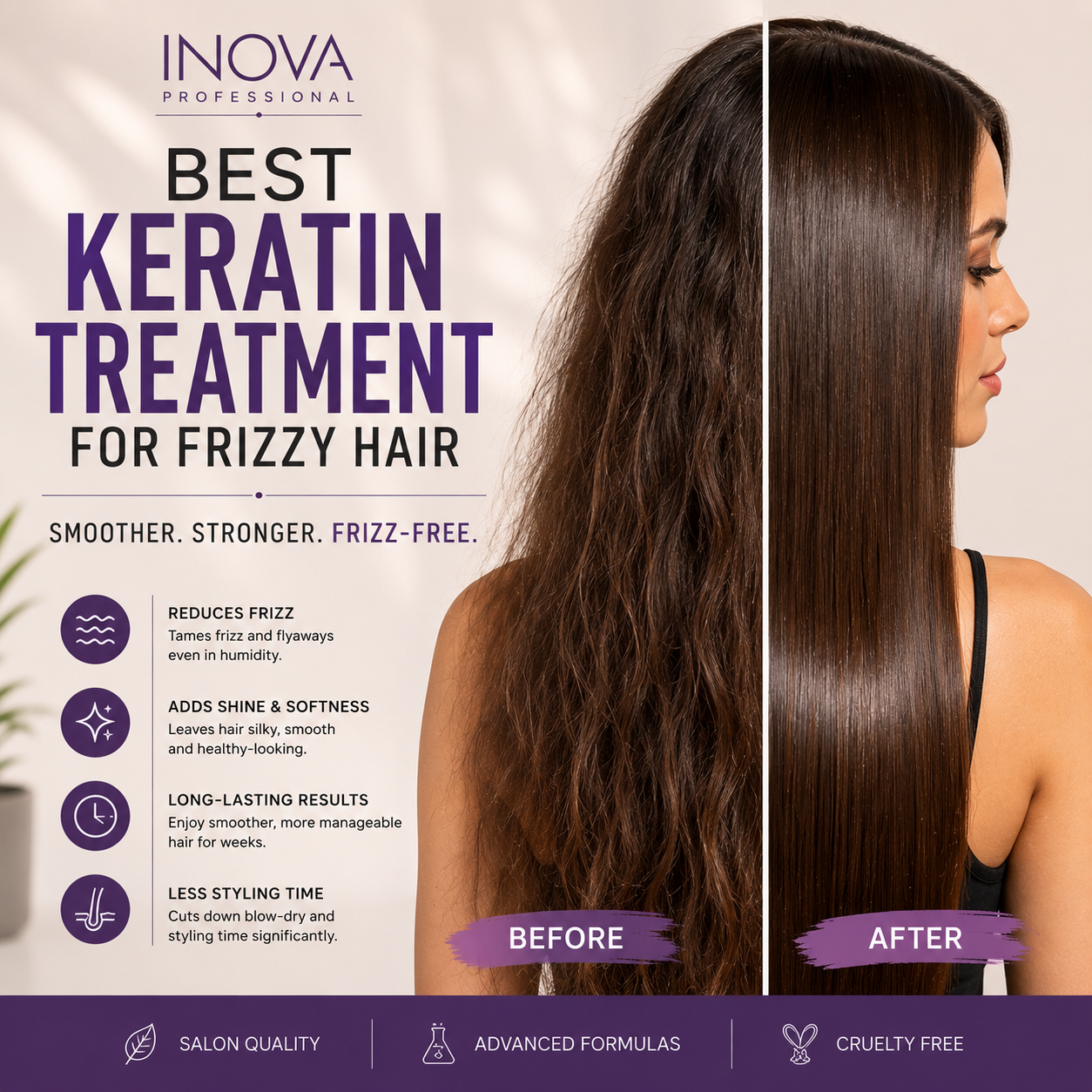 brazilian hair straightening best keratin treatment at home