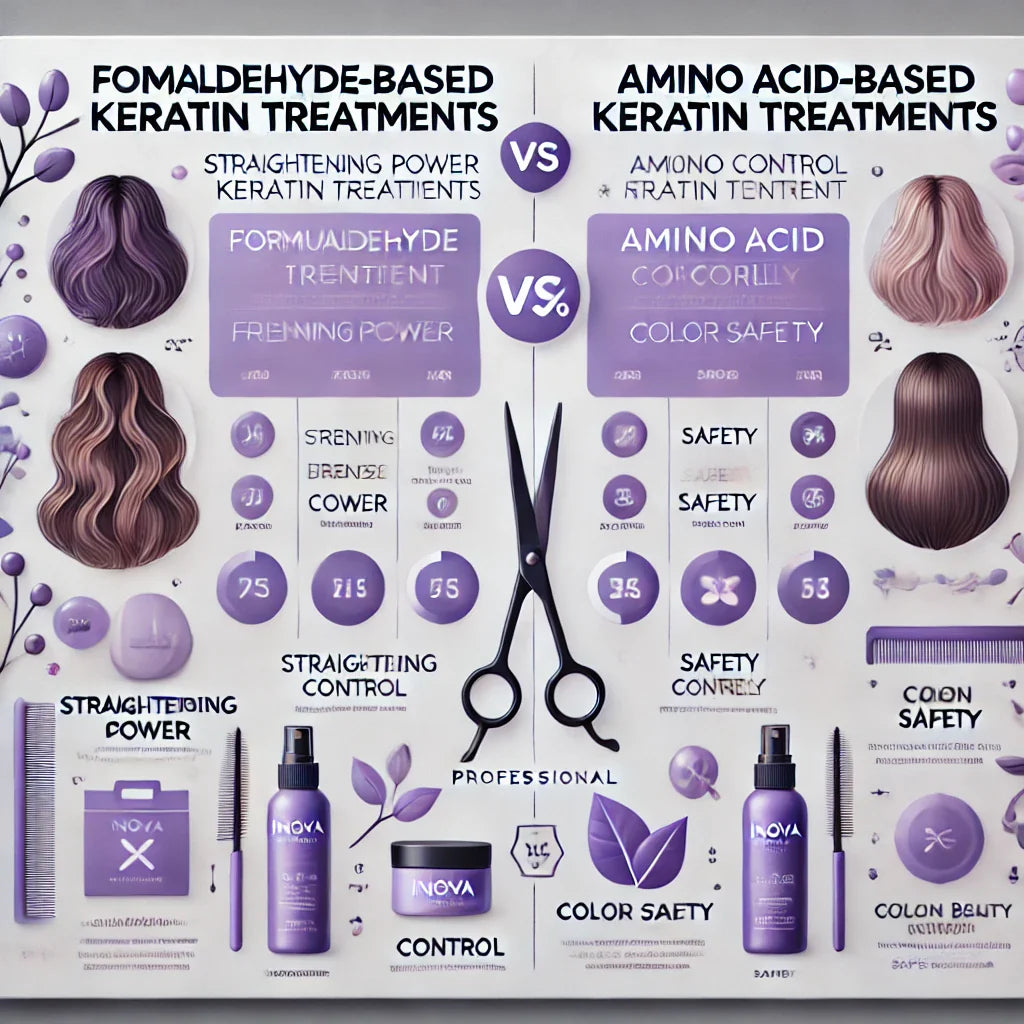 The Difference Between Keratin Treatments with Formaldehyde and Keratin Treatments with Amino Acids