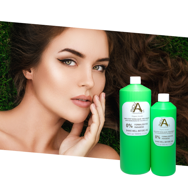 One clearance step keratin