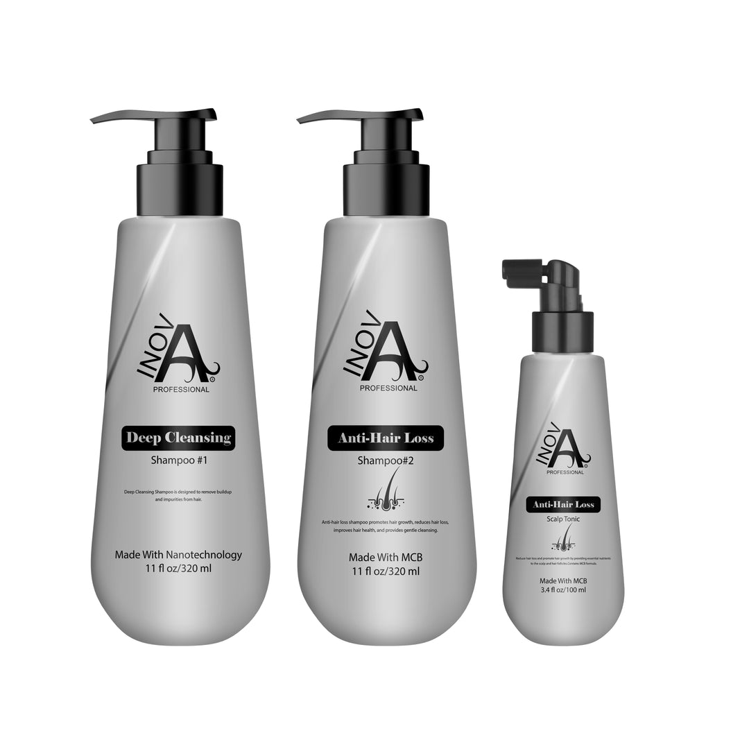 Real results with Inova Professional Root Renew Kit – Watch how this 3-step anti-hair loss system transforms thinning hair