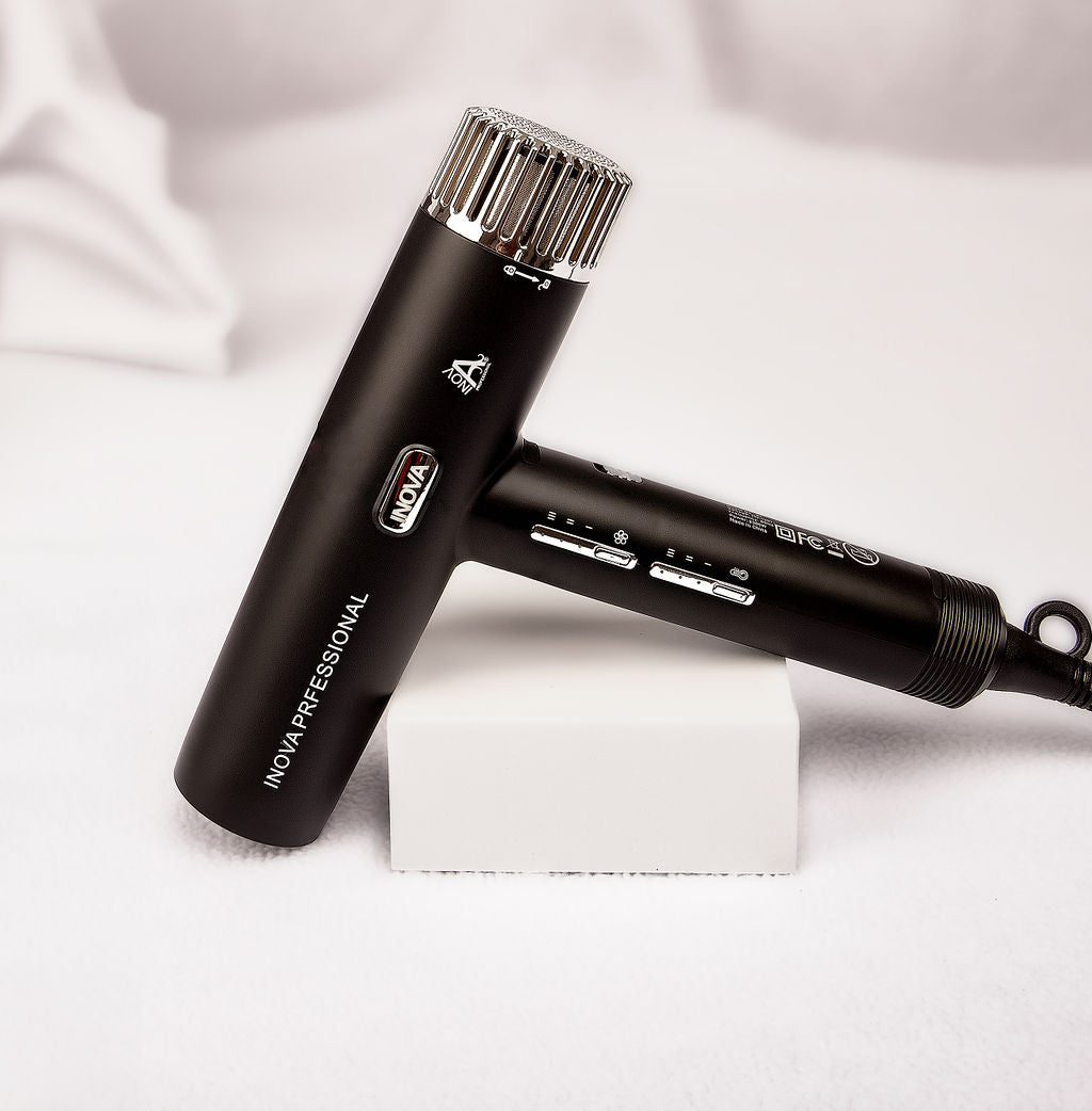 Inova Professional Hair Dryer – 2300W Salon Blow Dryer with Self-Shutoff and Self-Cleaning Motor