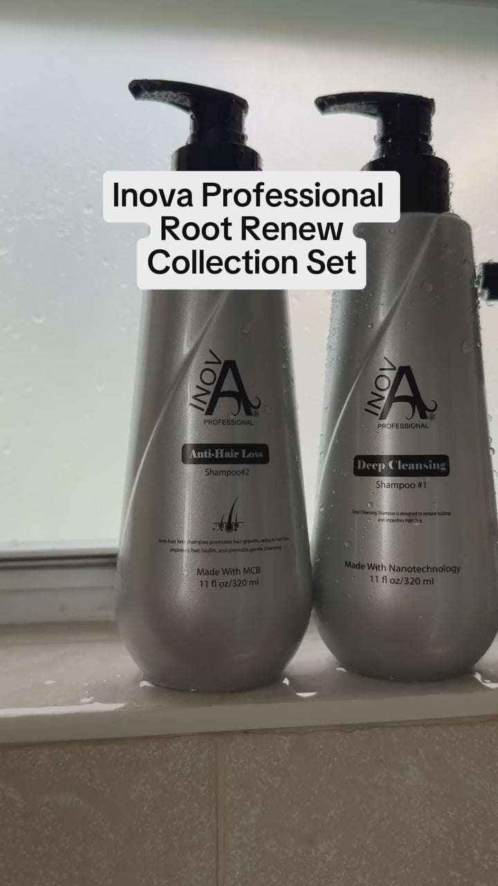 Step-by-step video using Root Renew Anti-Hair Loss Shampoo, Booster, and Tonic