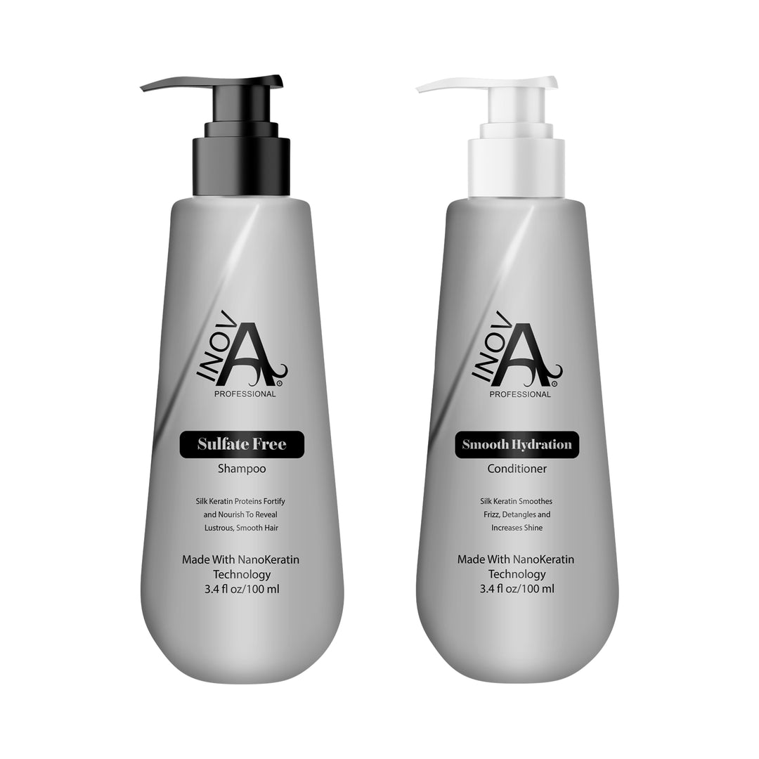 Inova Professional Talia Collection Sulfate-Free Shampoo 3.4 oz. & Smooth Hydration Conditioner 3.4 oz.