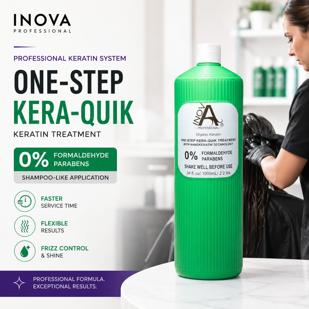 0% FORMALDEHYDE
SHAMPOO-LIKE APPLICATION