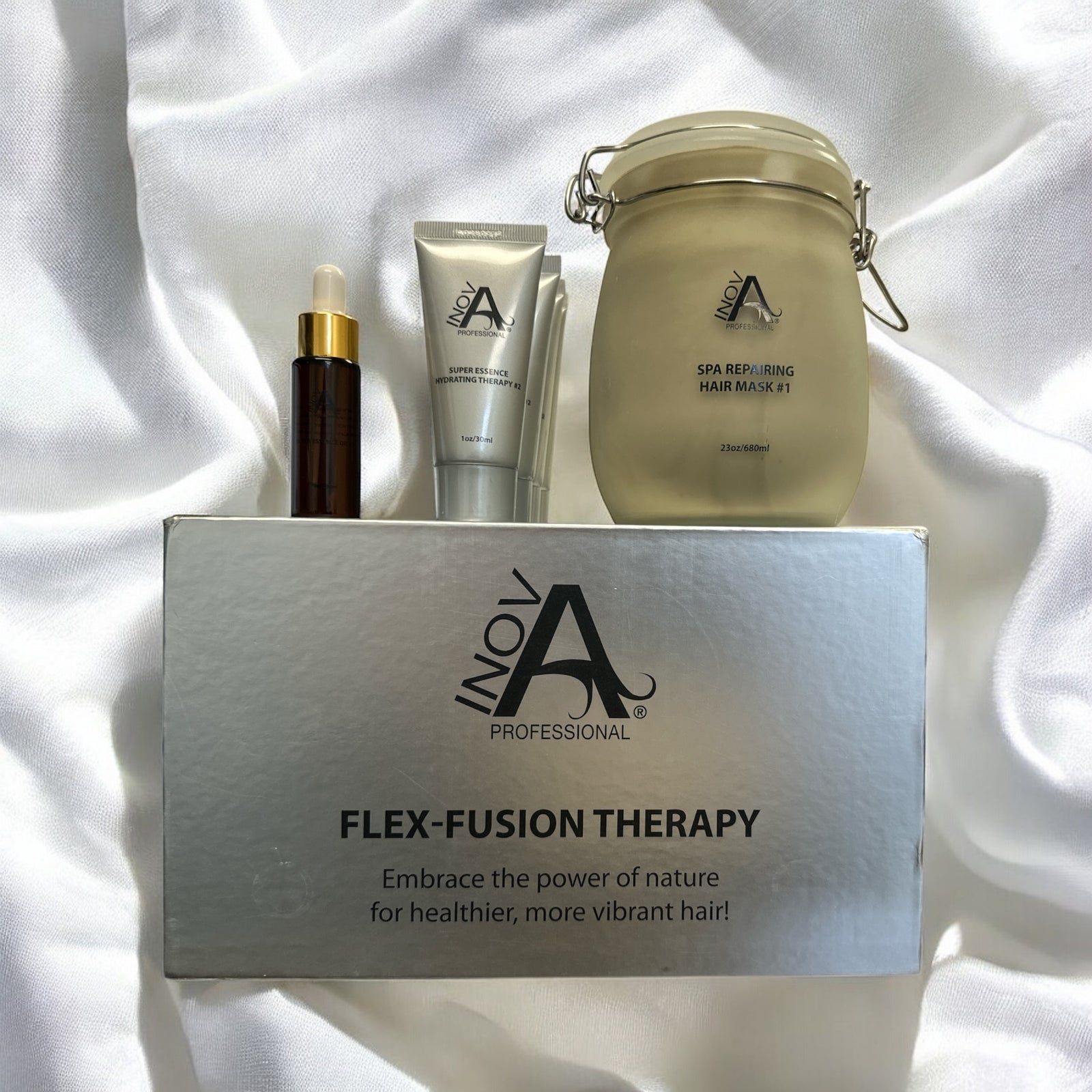NEW Flex-Fusion Therapy Hair Treatment | 3-Step Deep Repair for Dry, Frizzy Hair