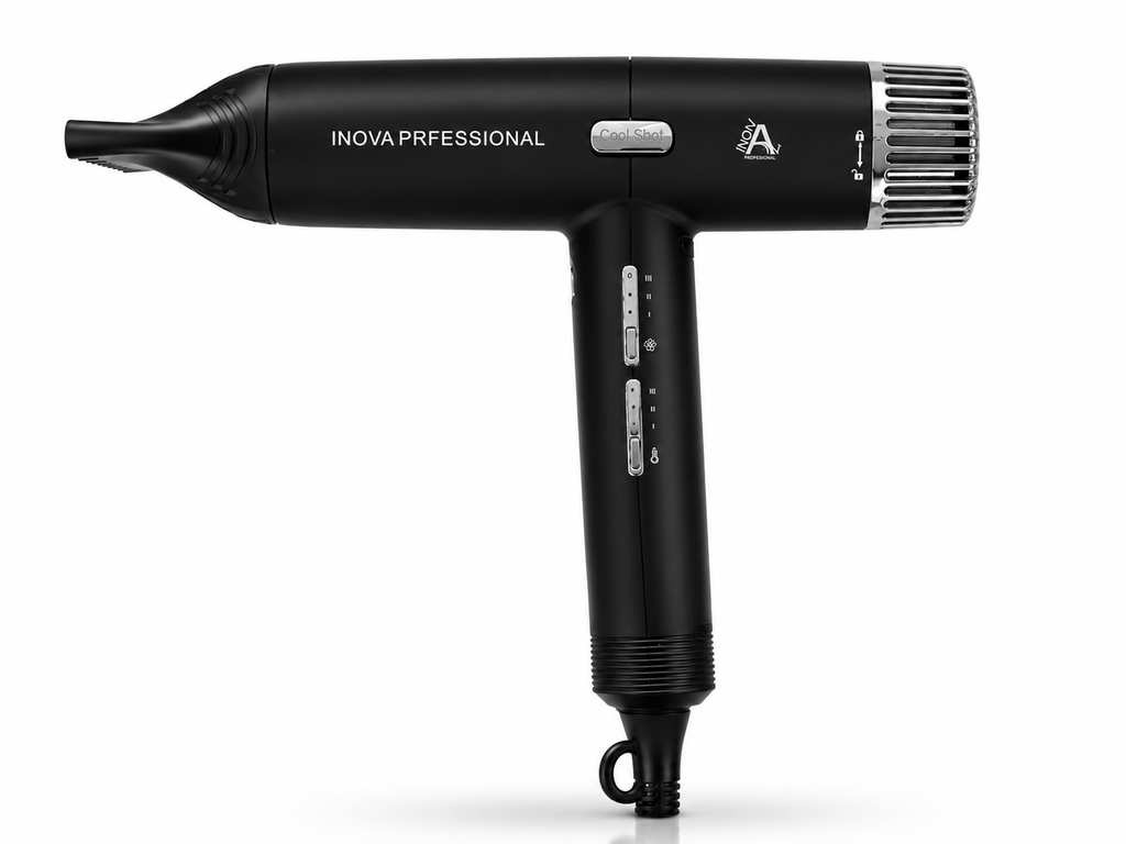 Inova Professional Hair Dryer – 2300W Self-Cleaning, Auto Shut-Off