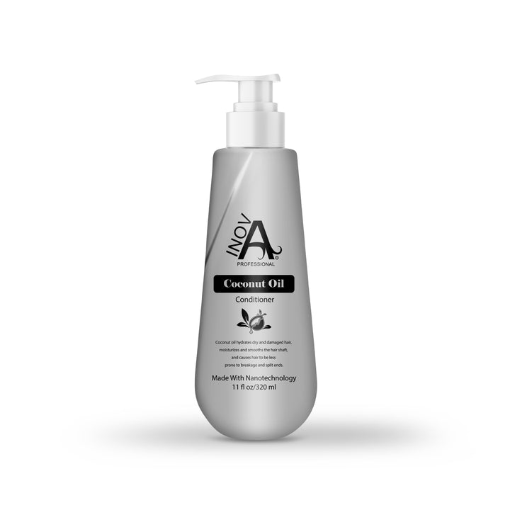 Inova Professional Coconut Oil Conditioner 11 Oz – Moisturizing Hair Treatment for Dry, Damaged, and Color-Treated Hair
