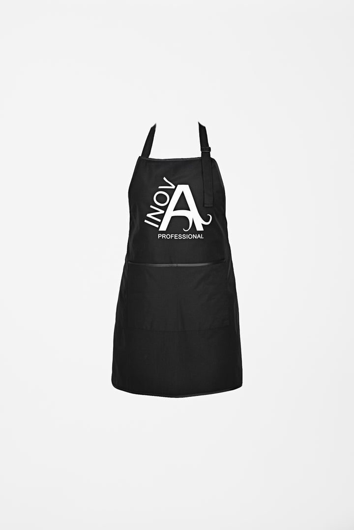 Inova Professional water-resistant salon apron with adjustable neck strap and pockets