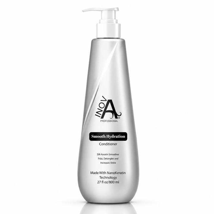 Inova Professional Smooth Hydration Conditioner 27 oz with NanoKeratin Technology for smooth hydrated shiny healthy-looking hair