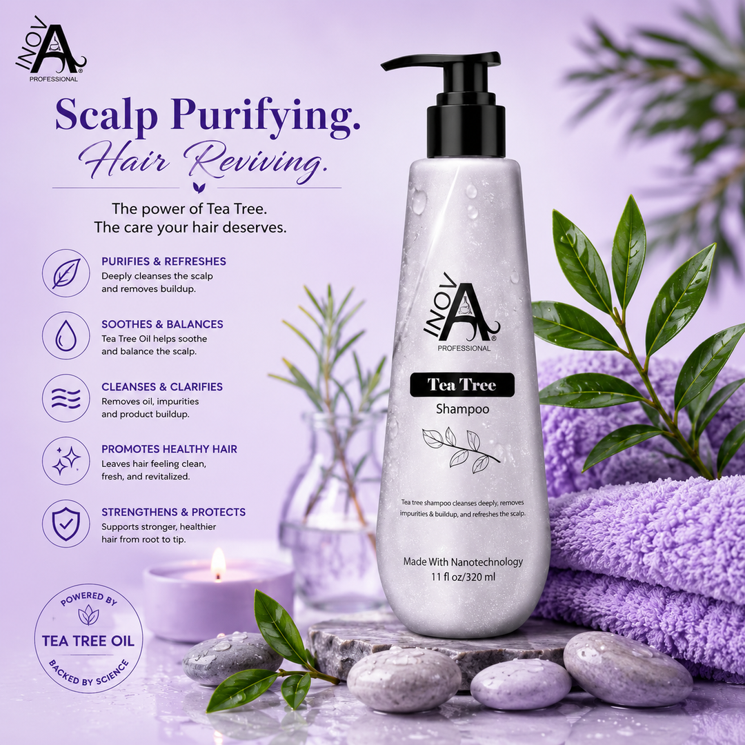 Inova Professional Tea Tree Shampoo – 11 Oz Scalp Purifying Cleanse salon