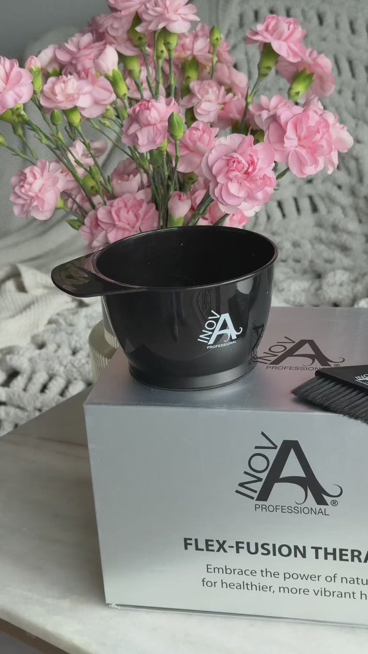 Kristina Gracheva reviews Flex-Fusion Therapy, showing before-and-after results of the 3-step keratin deep conditioning treatment that restores shine, smoothness, and strength to dry, frizzy hair.