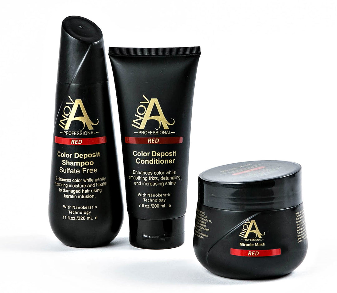 Salon - Color Deposit Conditioner Red - 7 oz. - Inova Professional