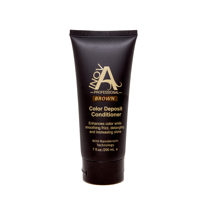 Salon - Color Deposit Conditioner Brown - 7 oz. - Inova Professional