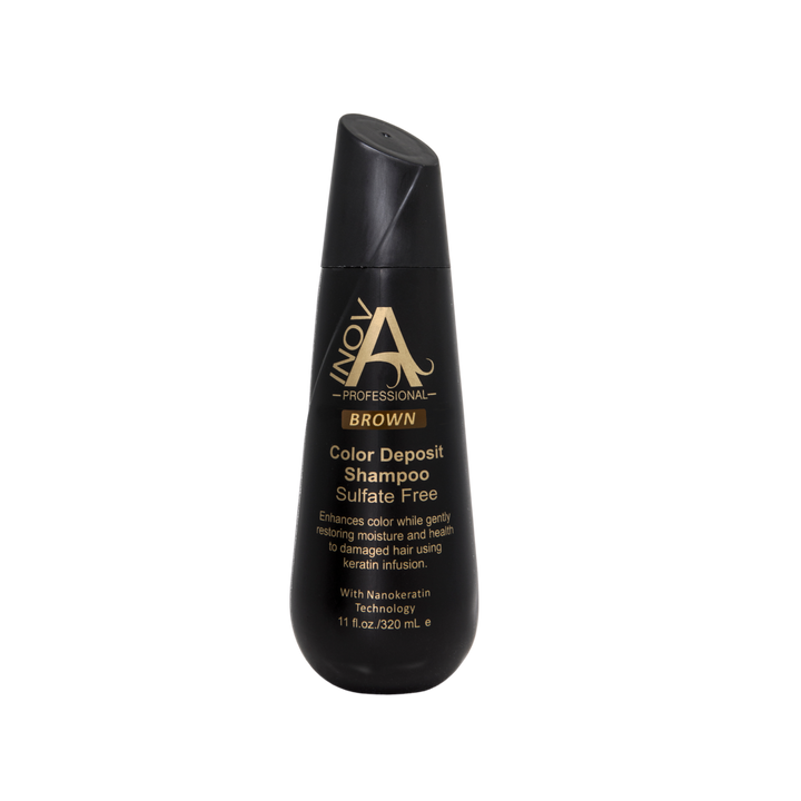 Salon - Color Deposit Shampoo Brown - 11 oz. - Inova Professional